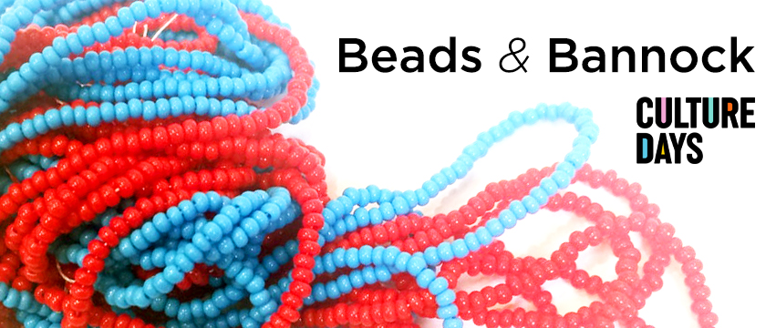 Beads and Bannock event banner