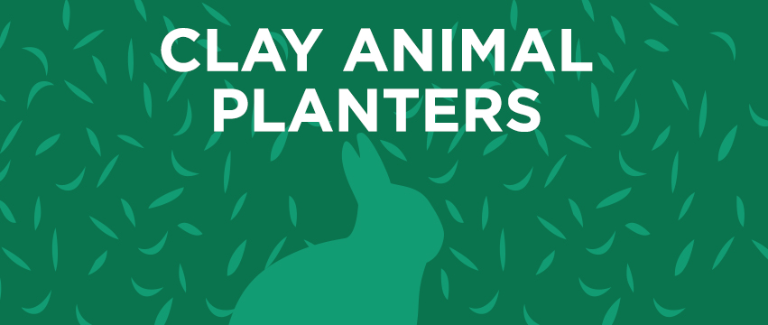 Clay Animal Planter workshop banner image