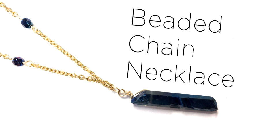 Beaded Chain Necklace workshop banner image