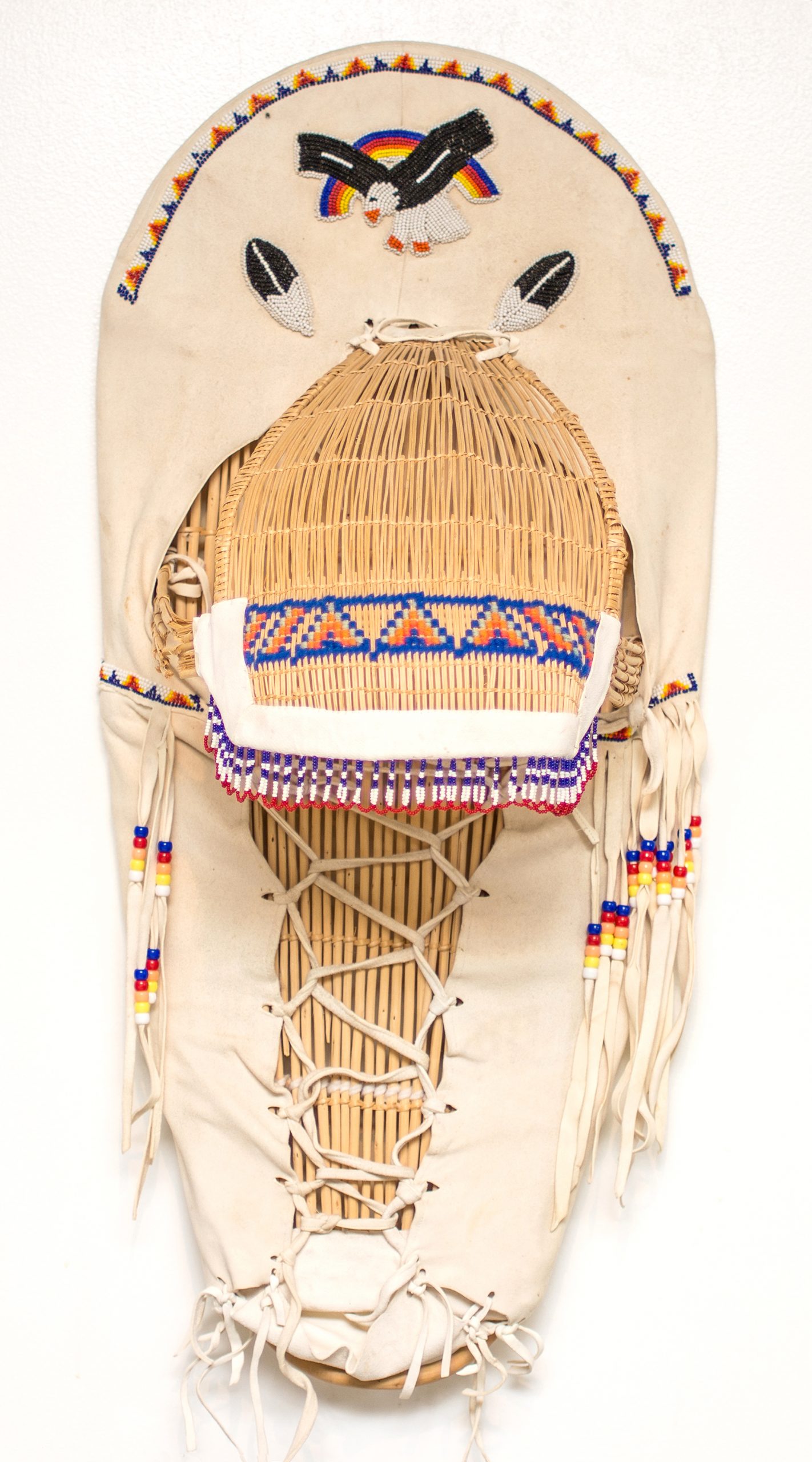 Artist/Maker: Alice and Patrick Sabourin First Nation: Anishinaabae Location: Ojibway Netmizaaggamig, Pic River First Nation, Pic Mobert First Nation, Northwestern Ontario, Canada Date: mid-20th century