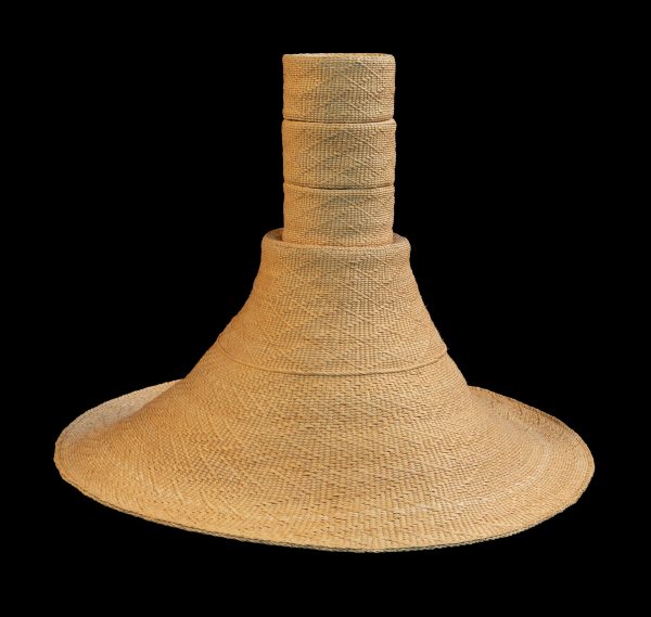 Isabel Rorick, Spruce Root Hat, nd, spruce root, 30 x 38 cm, Gift of Charles Peacock, 1992.